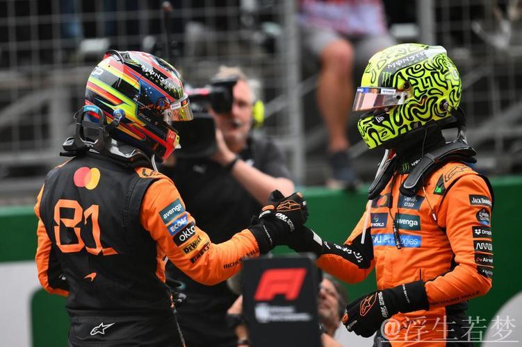 诺里斯获F1比利时站排位赛头名 皮亚斯特里紧随其后